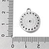 304 Stainless Steel Pendant Rhinestone Settings STAS-D192-14P-3
