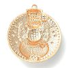 Christmas Zinc Alloy Rhinestone Pendnats LS-PALLOY-K008-02B-KCG-2