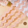 9 Yards Polyester Wavy Fringe Trim Ribbon OCOR-XCP0002-94B-2