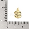 Rack Plating Brass Micro Pave Cubic Zirconia Charms KK-C052-32G-3
