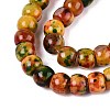 Dyed Natural Agate Beads Strands G-T142-03-3