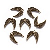 Tibetan Style Alloy Pendants TIBEP-20458-AB-LF-1