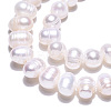 Natural Cultured Freshwater Pearl Beads Strands PEAR-N013-05K-4