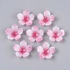 Flower Acrylic Bead Caps X-SACR-T017-51C-1