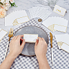 Paper Table Place Cards AJEW-OC0005-74-3