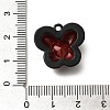 Red and Black Double Screen Alloy Pendants FIND-Z067-01B-04-3