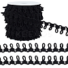 1Bundle Polyester Elastic Button Looping Trim OCOR-BC0006-93A-1