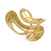 304 Stainless Steel Open Cuff Rings for Women RJEW-F174-08G-2