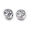 304 Stainless Steel Beads X-STAS-F243-03AS-1