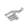Non-Tarnish Mother's Day 304 Stainless Steel Pendants STAS-U002-01P-2