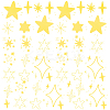 PVC Plastic Star Wall Stickers DIY-WH20009-43-1