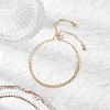 Adjustable Brass Slider Bracelets BJEW-JB12325-1