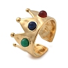Natural Carnelian & Lapis Lazuli & Malaysia Jade Finger Rings STAS-Z112-09G-01-4