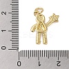 Rack Plating Brass Enamel Pendants KK-S372-08G-3