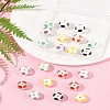 20Pcs 5 Colors Handmade Porcelain Beads PORC-FS0001-19-10