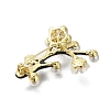 Flower Alloy Crystal Rhinestone Brooch LS-JEWB-Q002-06G-2