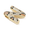 Brass Micro Pave Cubic Zirconia Pendants KK-Z108-02G-N-2