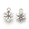Tibetan Style Alloy Charms TIBEP-Q064-171AS-RS-1