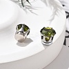 Cubic Zirconia Clip-on Earrings EJEW-L100-01P-08-3