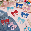 8Pcs 4 Colors Computerized Embroidery Cloth Self Adhesive Patches PATC-WR0001-18-4