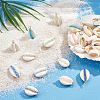 42Pcs 42 Styles Natural Cowrie Shell Pendants PALLOY-HY00038-4
