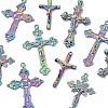 10Pcs 5 Styles Plated Alloy Pendants FIND-YW0007-16-2