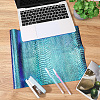 Laser PU Leather Fabric DIY-WH20032-57H-3