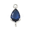 Brass Pave Cubic Zirconia Connector Charms KK-Z120-31P-04-1