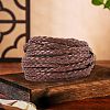 5M 3-Ply PU Leather Braided Cord LC-GF0001-12B-7
