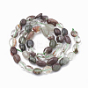 Natural Green Lodolite Quartz/Garden Quartz Beads Strands G-S331-6x8-006-2