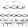 Rack Plating Brass Oval Link Chains CHC-G023-03P-2