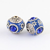 Handmade Indonesia Round Beads IPDL-R400-02-1