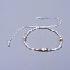 Adjustable Nylon Thread Braided Beads Bracelets BJEW-JB04379-01-1