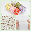   6 Rolls 6 Colors Faux Suede Cord LW-PH0002-26B-4