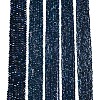 Electroplate Opaque Solid Color Glass Beads Strands EGLA-A044-P3mm-L16-2
