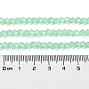 Baking Paint Transparent Glass Beads Strands DGLA-F029-J4mm-05-5