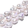Natural Baroque Pearl Keshi Pearl Beads Strands PEAR-S019-02C-03-2