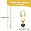 52Pcs 52 Styles Alloy Enamel Pendant Decorations HJEW-CJ00016-9