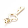 PVD Vacuum Plating 304 Stainless Steel Pendants STAS-F239-17G-2