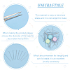1000Pcs 304 Stainless Steel Flat Head Pins STAS-UN0054-05-5