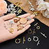 40 Sets 8 Styles Tibetan Style Alloy Toggle Clasps TIBE-YW0001-69C-5