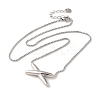 Non-Tarnish Vacuum Plating 304 Stainless Steel Box Chain Necklaces NJEW-C045-04P-2