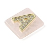 Natural Rose Quartz Pendants G-P585-05G-02-3