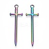 304 Stainless Steel Pendants STAS-N098-135M-1