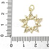 Brass Micro Pave Cubic Zirconia Pendants KK-L248-07G-02-3