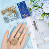 80Pcs 2 Colors 304 Stainless Steel Hoop Earrings Finding FIND-SC0012-48-3