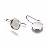 Non-Tarnish 304 Stainless Steel Earring Hooks STAS-F227-22B-P-2