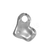 Textured 304 Stainless Steel Pendants STAS-OY009-04P-1