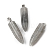 Natural Labradorite Pointed Pendants G-F820-12F-1