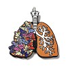 Perfect Printed Acrylic Pendants OACR-G018-01B-1